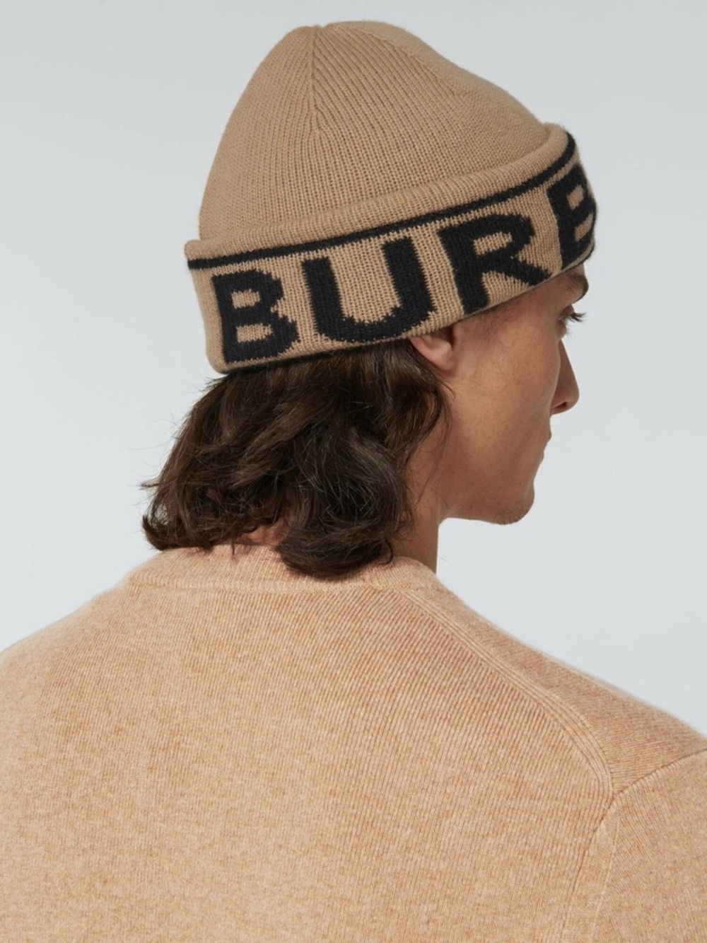 Burberry - Logo intarsia cashmere beanie - Picture 5 of 5